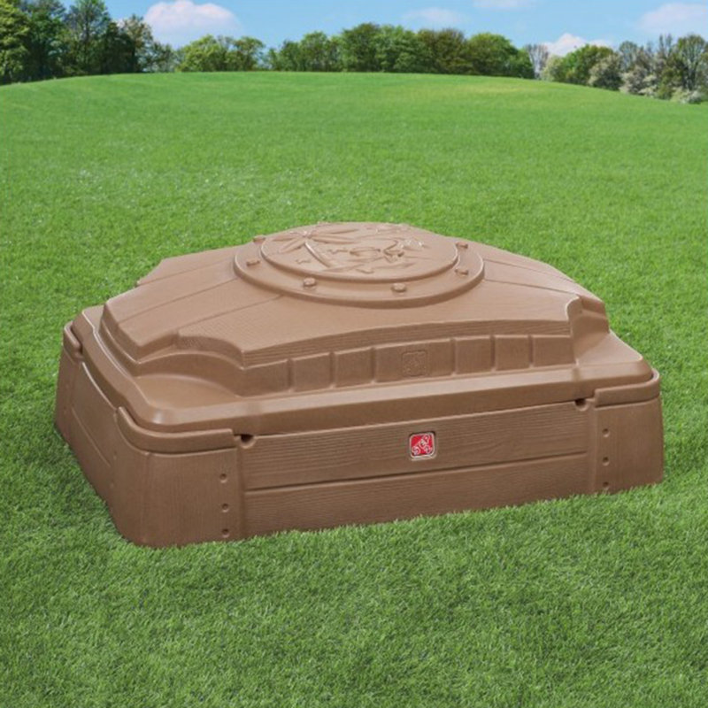 Freeport Park 66.1cm Rectangular Sand Box with Cover Wayfair.co.uk